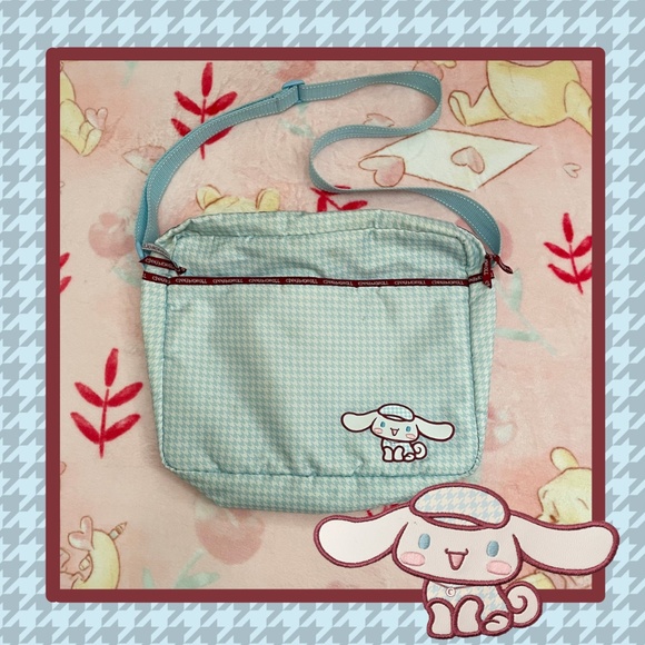 2005 Cinnamoroll Houndstooth Messenger Bag 🍎 - Picture 1 of 9